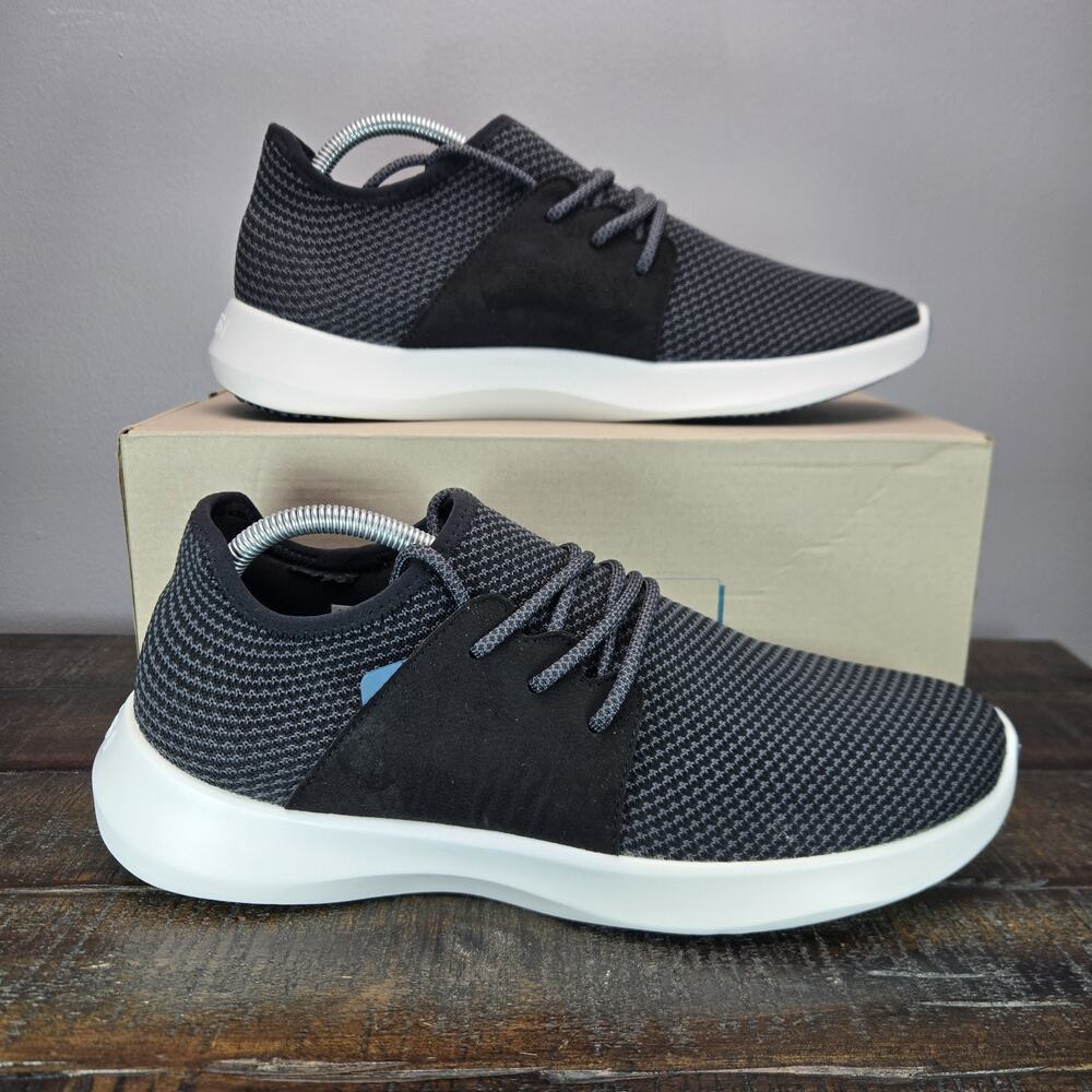 NEW Vessi Everyday Classic Mens Size 8 Lace Up Waterproof Shoes Sneakers Black